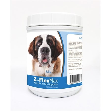 Healthy Breeds Healthy Breeds 840235115083 Saint Bernard Z-Flex Max Hip & Joint Soft Chews; 170 Count 840235115083